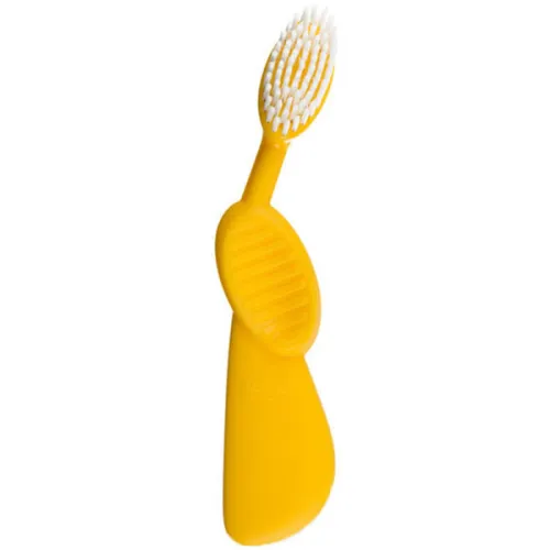 Зубная щетка для правши «желто-белая» Radius Flex Toothbrush Right Hand Yellow