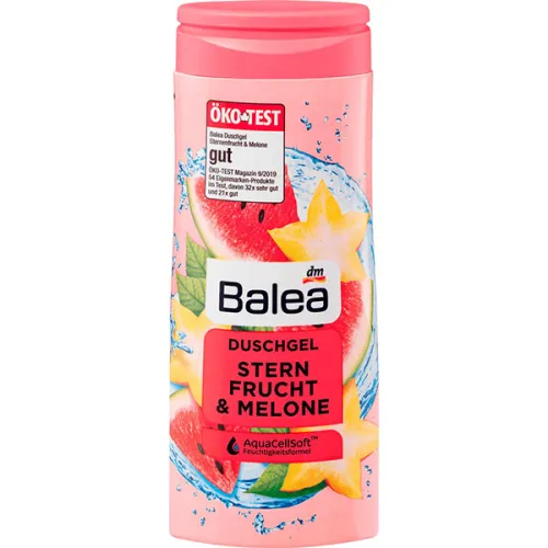 Крем-гель для душа «карамболь и дыня» Balea Shower Cream Carambola & Melone, 300 мл.