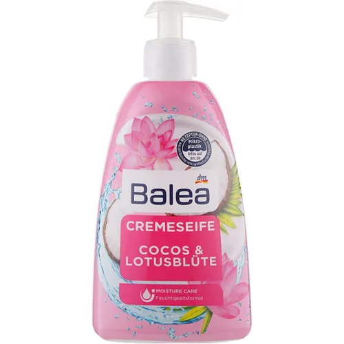 Жидкое мыло для рук Balea Liquid Soap Cocos & Lotus с дозатором «кокос и лотос», 500 мл.