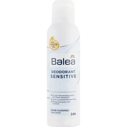 Део-спрей для жінок «чутлива шкіра» Balea Deo Spray Antitranspirant Sensitive, 200 мл.