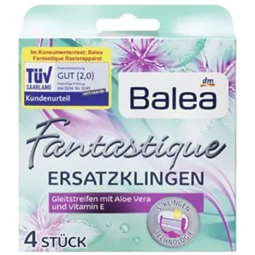 Сменные кассеты для бритвы Balea Replacement Blades Fantastic