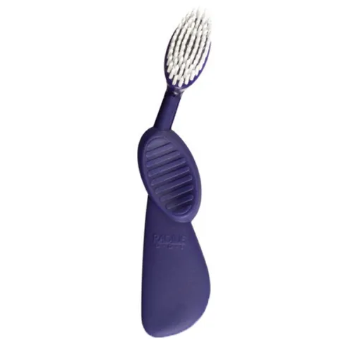 Зубная щетка для правши «фиолетово-белая» Radius Flex Toothbrush Right Hand Purple