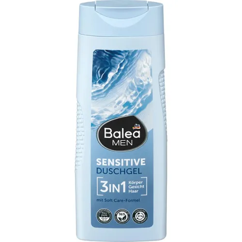 Чоловічий гель для душу 3в1 «чутлива шкіра» Balea Men 3in1 Sensitive Shower Gel, 300 мл.