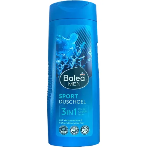 Чоловічий гель для душу 3в1 Balea Men 3in1 Sport Shower Gel, 300 мл.