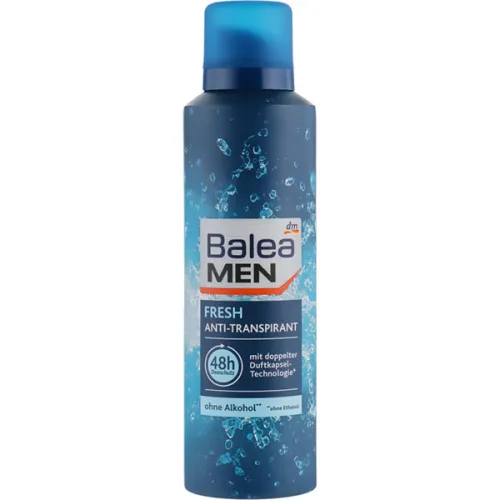 Чоловічий аерозольний антиперспірант «свіжість» Balea Men Fresh Antitranspirant Deo Spray, 200 мл.