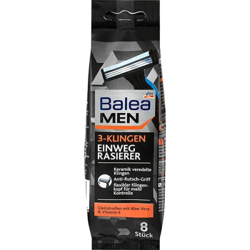 Станки для гоління Balea Men 3 Blades Disposable Razor з трьома лезами