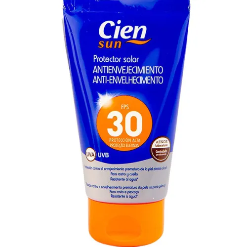 Сонцезахисний антивіковий крем Cien Sun Cream Anti-Ageing SPF30, 75 мл.