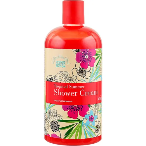 Гель-крем для душа «свежий арбуз» Cien Tropical Summer Shower Cream Fresh Watermelon, 500 мл.
