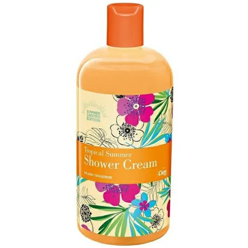 Гель-крем для душа «всплеск мандарина» Cien Tropical Summer Shower Cream Splash Tangerine, 500 мл.