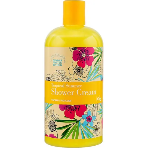 Гель-крем для душа «ананасовый рай» Cien Tropical Summer Shower Cream Pineapple Paradise, 500 мл.