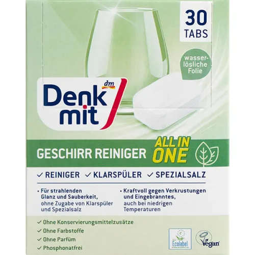 Таблетки для посудомойки «природа» Denkmit Dishwasher Tabs Nature