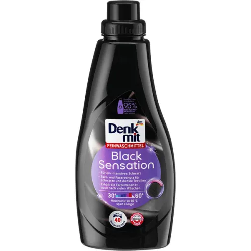 Жидкий порошок для черных вещей Denkmit Mild Detergent liquid Black Sensation, 1000 мл.