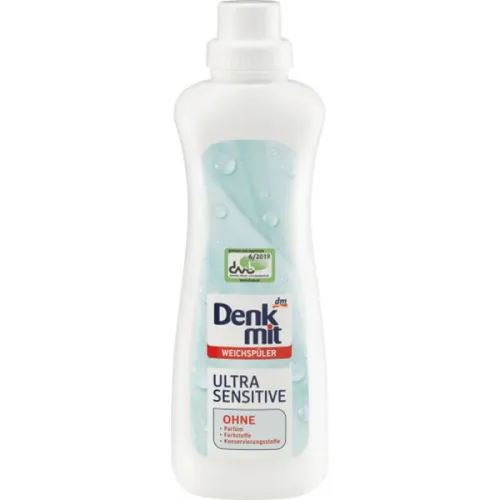Ополаскиватель для детских вещей Denkmit Fabric Softener Ultra Sensitive, 1000 мл.