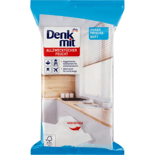 Универсальные влажные салфетки для уборки «чистая свежесть» Denkmit All-Purpose Wet Wipes Pure Freshness