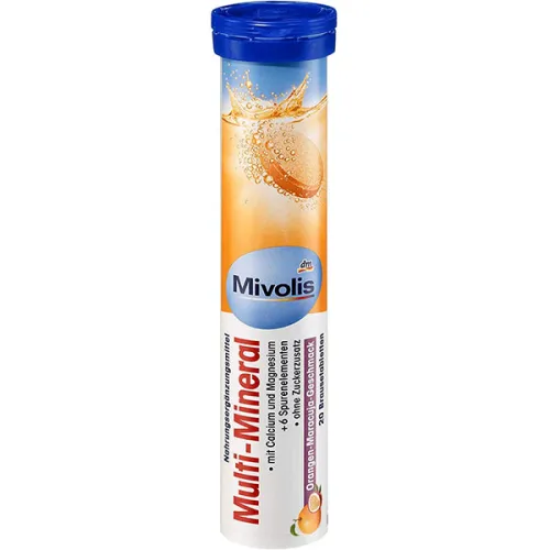 Шипучі вітаміни «мульти-мінерали» Mivolis Effervescent Tablets Multi-Mineral