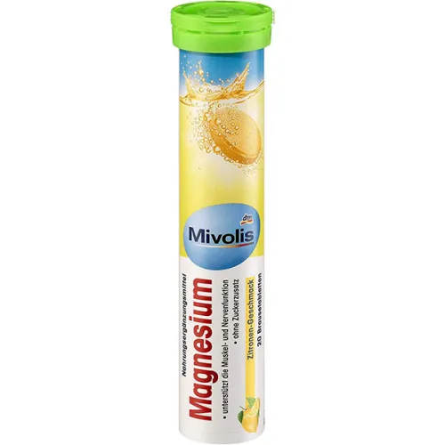 Шипучі вітаміни «магній» Mivolis Effervescent Tablets Magnesium