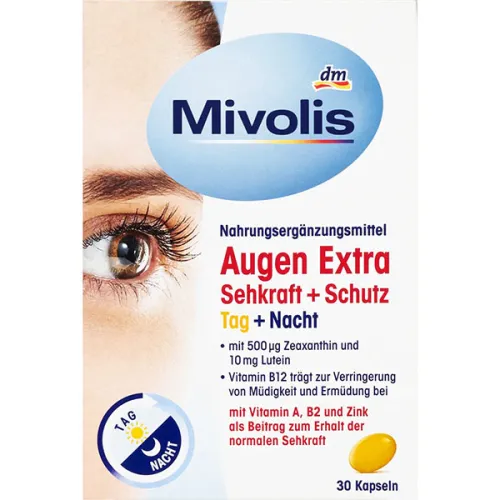 Вітаміни для очей Mivolis Eye Extra Vitamins, 30 шт.