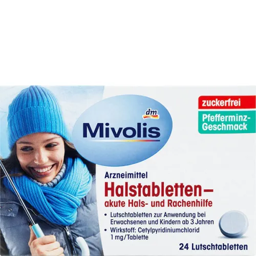 Леденцы от горла Mivolis The Throat Lozenges