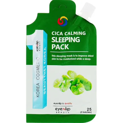 Нічна маска для обличчя Eyenlip Cica Calming Sleeping Pack з екстрактом центели азіатської, 25 г.