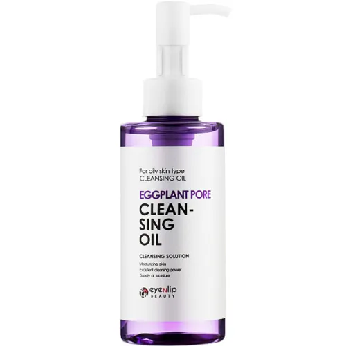 Гидрофильное масло Eyenlip Eggplant Pore Cleansing Oil с экстрактом баклажана, 150 мл.