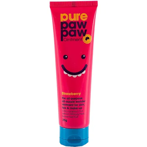 Восстанавливающий бальзам для губ «клубника» Pure Paw Paw Ointment Strawberry, 25 г.