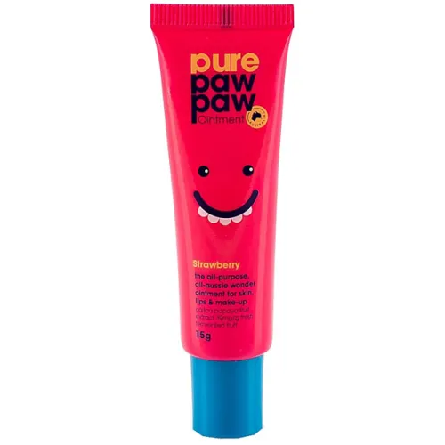 Восстанавливающий бальзам для губ «клубника» Pure Paw Paw Ointment Strawberry, 25 г. - вид 2