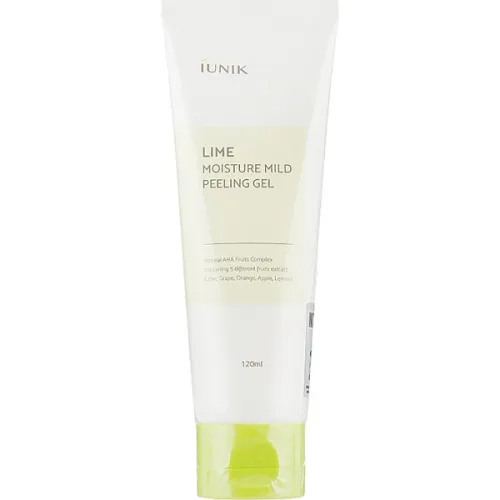 Мягкий пилинг-гель для лица iUNIK Lime Moisture Mild Peeling Gel, 120 мл.