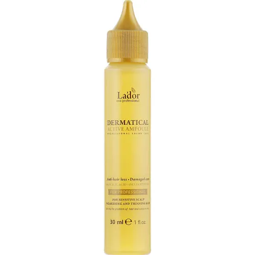 Філер проти випадіння волосся La’dor Dermatical Active Ampoule, 30 мл.