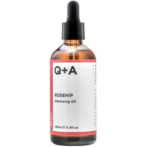 Очищающее масло для лица Q+A Rosehip Cleansing Oil с экстрактом шиповника, 100 мл.