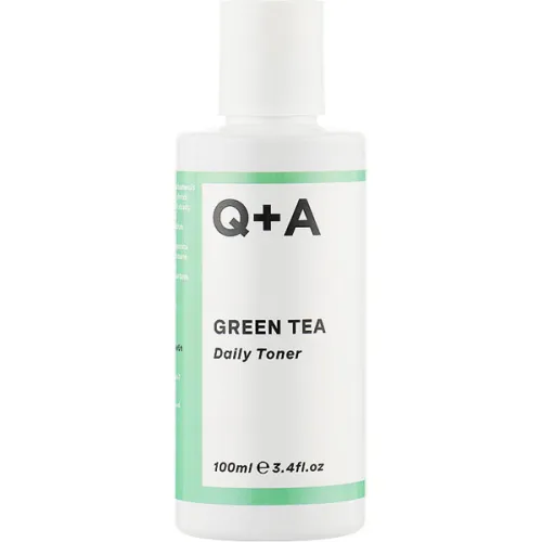 Тонер для обличчя Q+A Green Tea Daily Toner з екстрактом зеленого чаю, 100 мл.
