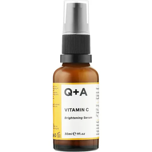 Освітлююча сироватка для обличчя Q+A Vitamin C Brightening Serum з вітаміном C, 30 мл.