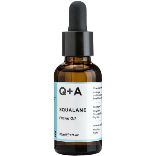 Сквалановое масло для лица Q+A Squalane Facial Oil, 30 мл.