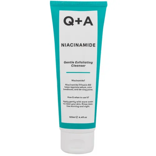 Відлущуючий гель для обличчя Q+A Niacinamide Gentle Exfoliating Cleanser, 125 мл.
