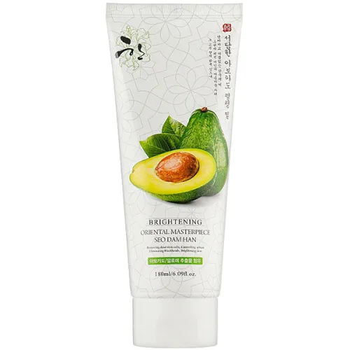 Пілінг-гель для обличчя 3W Clinic Seo Dam Han Avocado Peeling Gel з екстрактом авокадо, 180 мл.