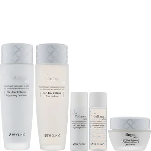 Набор для осветления лица 3W Clinic Collagen White Skin Care Items