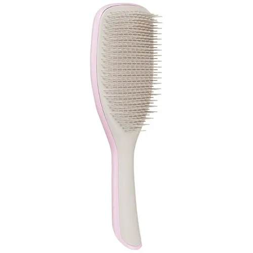 Універсальна щітка для волосся збільшеного розміру Tangle Teezer The Large Wet Detangler Pebble Grey Kiss з ручкою «рожева з