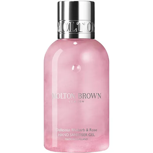 Гелевий санітайзер-антисептик для рук «ревінь та троянда» Molton Brown Delicious Rhubarb & Rose Hand Sanitiser Gel, 100 мл.