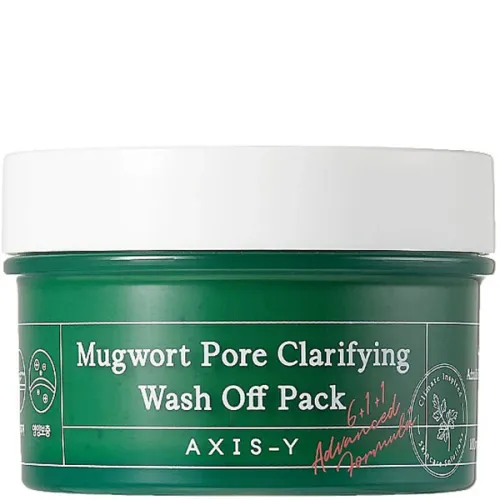 Глиняна маска для проблемної шкіри обличчя Axis-Y Mugwort Pore Clarifying Wash Off Pack, 50 мл.