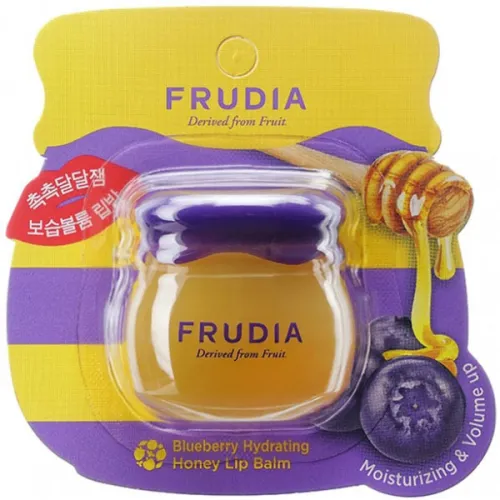 Зволожуючий бальзам для губ Frudia Blueberry Hydrating Honey Lip Balm з екстрактом чорниці, 10 г.