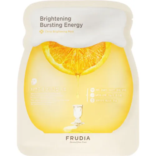 Освітлювальна тканинна маска для обличчя Frudia Citrus Brightening Mask з вітаміном C, 27 мл.