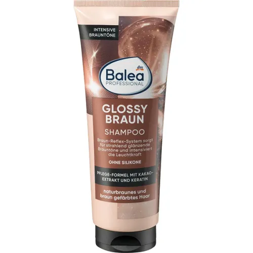 Шампунь для волосся «глянцевий коричневий» Balea Glossy Brown Shampoo, 250 мл.