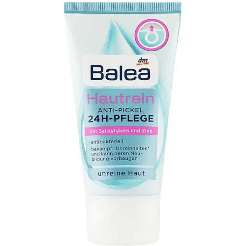 Крем для лица против прыщей Balea Skin Clean Anti-Pimple 24H Care, 50 мл.