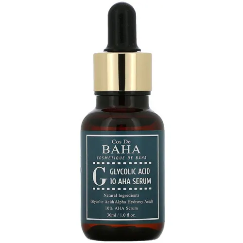Сыворотка для лица c гликолевой кислотой Cos De Baha G Glycolic Acid 10 AHA Serum, 30 мл.