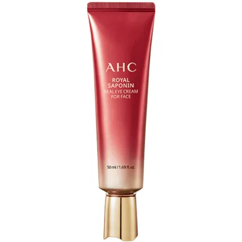 Антивозрастной крем для лица и век AHC Royal Saponin Real Eye Cream For Face, 50 мл.
