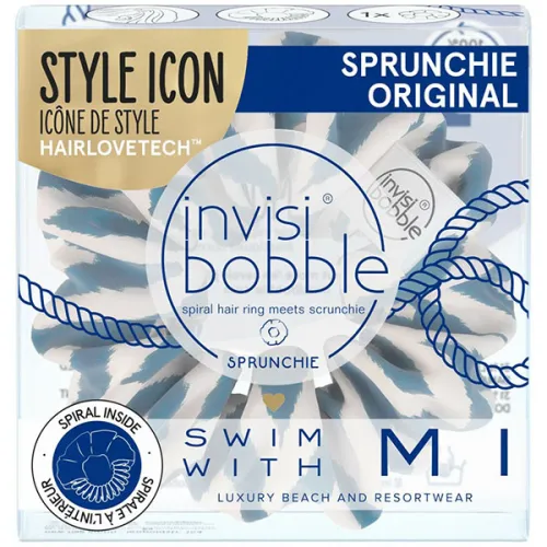 Резинка-браслет для волосся «русалка в серці» Invisibobble Sprunchie Swim With Mi Mermaid At Heart