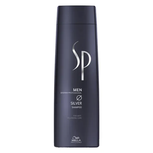 Шампунь Wella SP Men Silver Shampoo із сріблястим блиском для сивого волосся, 250 мл.