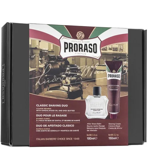 Подарунковий набір для гоління Proraso Duo Pack T+B Cbeards