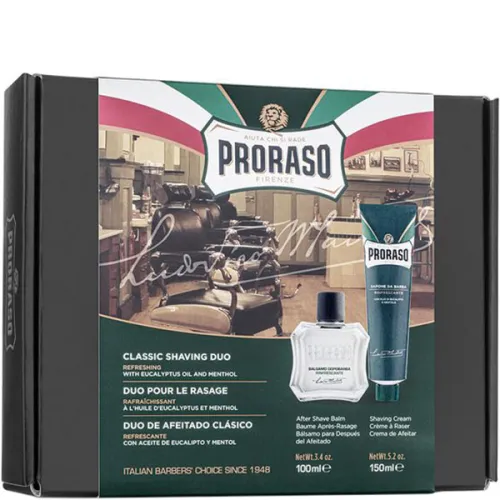 Подарунковий набір для гоління Proraso Duo Pack T+B Refreshing