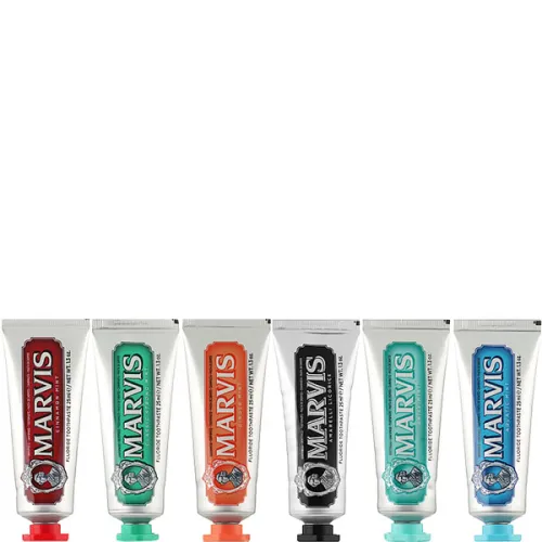 Набір зубних паст Marvis Toothpaste Flavor Collection 6 Set, 6 шт. х 25 мл.