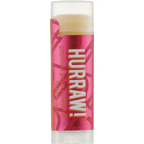 Відтінковий бальзам для губ «грейпфрут, імбир та евкаліпт» Hurraw! Grapefruit Ginger Eucalyptus Tinted Lip Balm, 4.8 г.